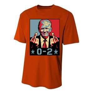 0 2 Funny Trump 2024 Performance Sprint T-Shirt