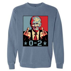 0 2 Funny Trump 2024 Garment-Dyed Sweatshirt