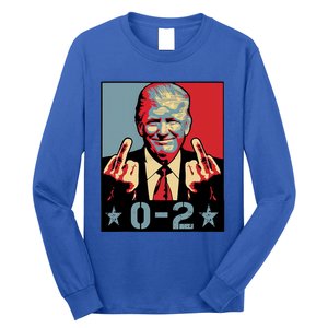 0 2 Funny Trump 2024 Long Sleeve Shirt