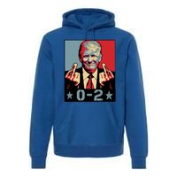 0 2 Funny Trump 2024 Premium Hoodie