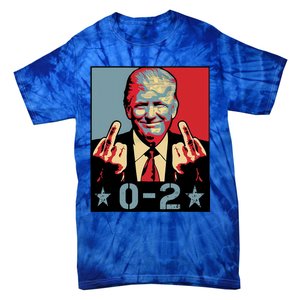 0 2 Funny Trump 2024 Tie-Dye T-Shirt