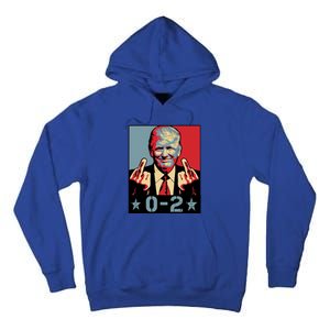 0 2 Funny Trump 2024 Tall Hoodie