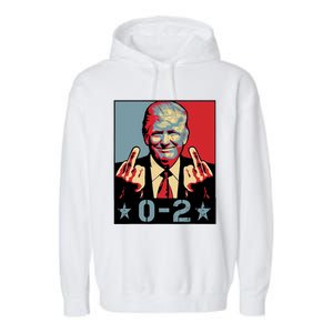 0 2 Funny Trump 2024 Garment-Dyed Fleece Hoodie