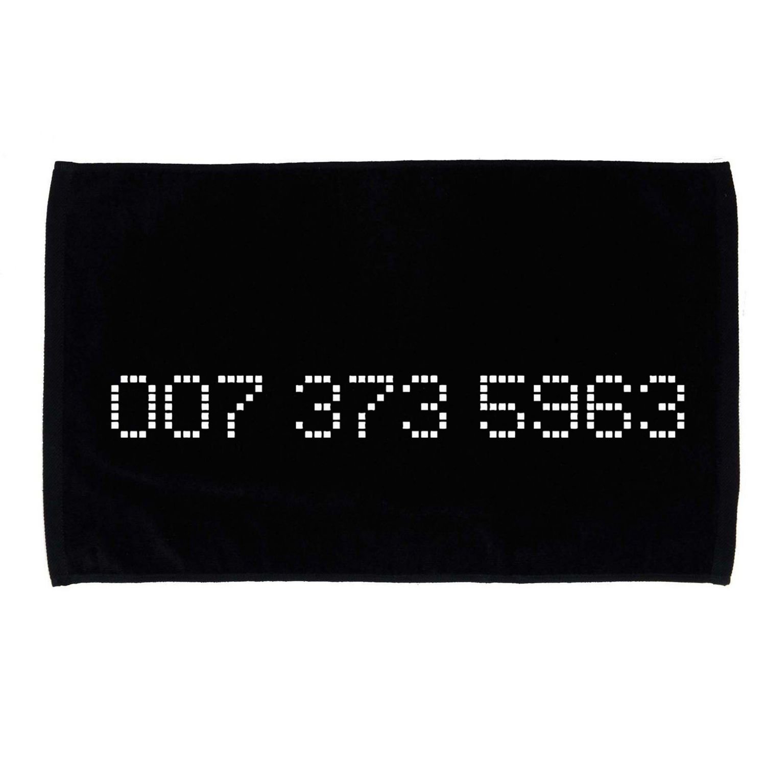 007 373 5963 Famous 90s Video Game Codes Microfiber Hand Towel
