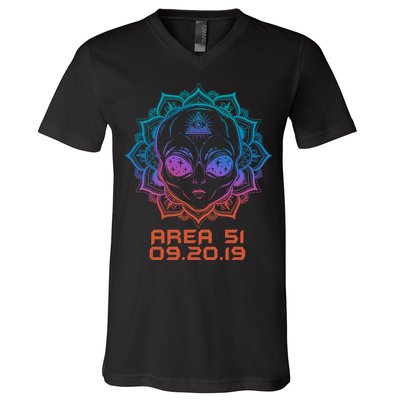 09.20.19 Area 51 V-Neck T-Shirt