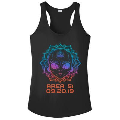 09.20.19 Area 51 Ladies PosiCharge Competitor Racerback Tank