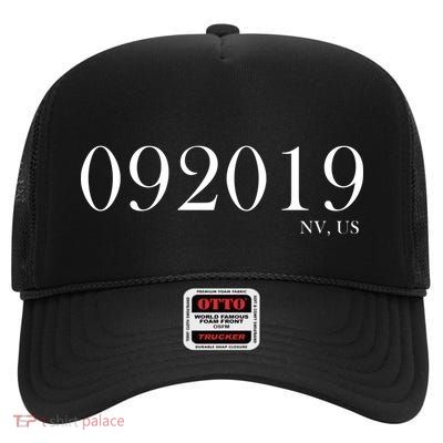 092019 NV,US Storm Area 51 High Crown Mesh Back Trucker Hat