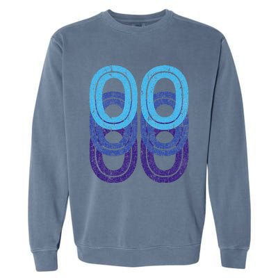 00th Birthday Lucky Number 00 Sports Team Birth Age Year Garment-Dyed Sweatshirt