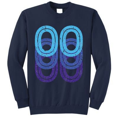 00th Birthday Lucky Number 00 Sports Team Birth Age Year Tall Sweatshirt