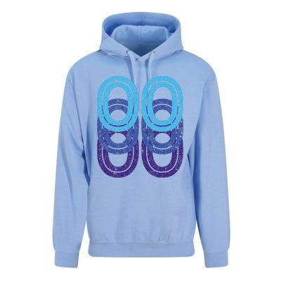 00th Birthday Lucky Number 00 Sports Team Birth Age Year Unisex Surf Hoodie