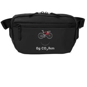 0g Co2 / Km Bicyle Smile Cyclist Bicycle Cycling Art Gift Crossbody Pack