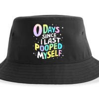 0 Days Since I Last Pooped Myself Sustainable Bucket Hat