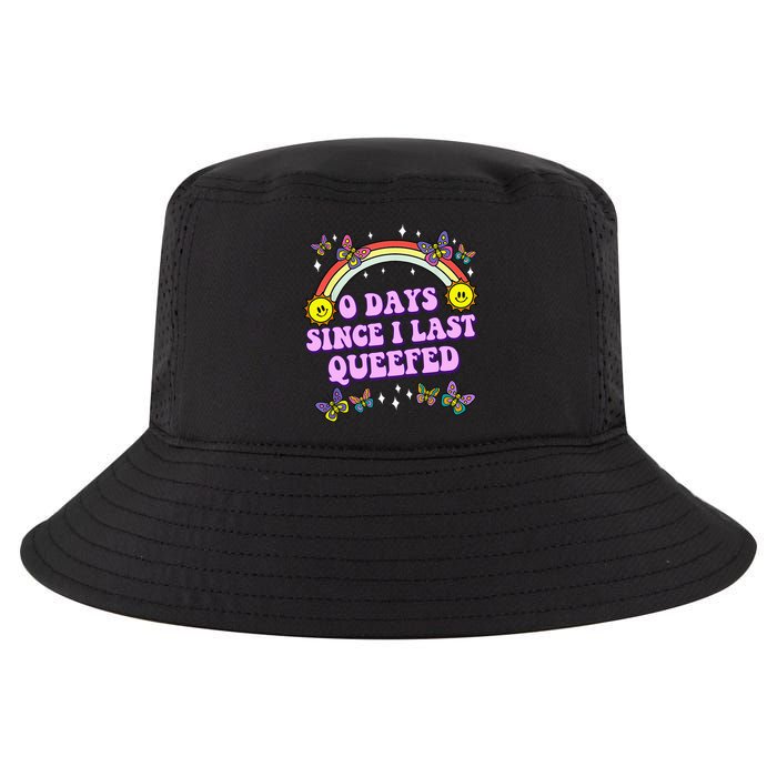 0 Days Since I Last Queefed Rainbow Funny Cool Comfort Performance Bucket Hat