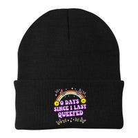 0 Days Since I Last Queefed Rainbow Funny Beanie