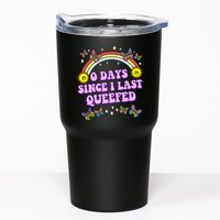 0 Days Since I Last Queefed Rainbow Funny Tumbler