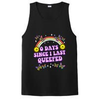 0 Days Since I Last Queefed Rainbow Funny PosiCharge Competitor Tank