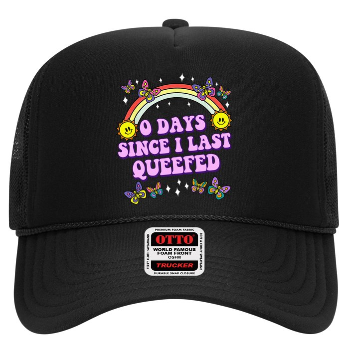0 Days Since I Last Queefed Rainbow Funny Hat