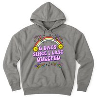 0 Days Since I Last Queefed Rainbow Funny Hoodie