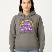 0 Days Since I Last Queefed Rainbow Funny Hoodie