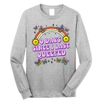 0 Days Since I Last Queefed Rainbow Funny Long Sleeve Shirt