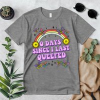 0 Days Since I Last Queefed Rainbow Funny Premium T-Shirt