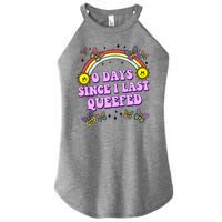 0 Days Since I Last Queefed Rainbow Funny Women's Perfect Tri Rocker Tank