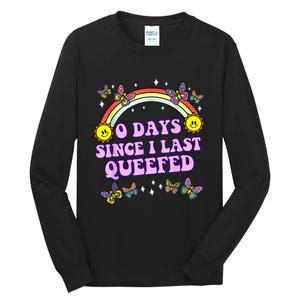 0 Days Since I Last Queefed Tall Long Sleeve T-Shirt