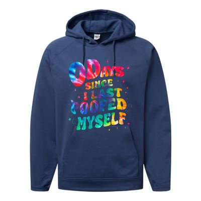 0 Days Since I Last Pooped Myself Performance Fleece Hoodie