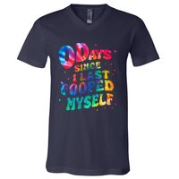 0 Days Since I Last Pooped Myself V-Neck T-Shirt