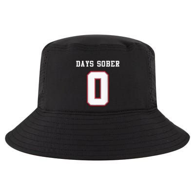 0 Days Sober Jersey Drinking Alcohol Lover Cool Comfort Performance Bucket Hat