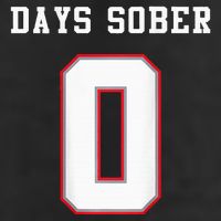 0 Days Sober Jersey Drinking Alcohol Lover 7 Panel Mesh Trucker Snapback Hat