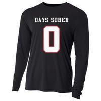 0 Days Sober Jersey Drinking Alcohol Lover Cooling Performance Long Sleeve Crew