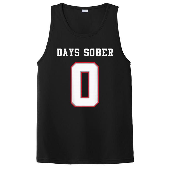 0 Days Sober Jersey Drinking Alcohol Lover PosiCharge Competitor Tank