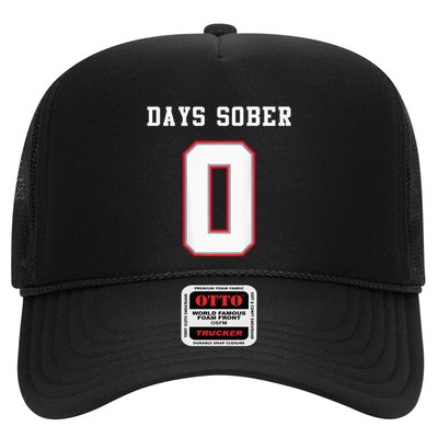 0 Days Sober Jersey Drinking Alcohol Lover Trucker Hat