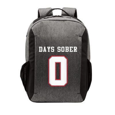 0 Days Sober Jersey Drinking Alcohol Lover Vector Backpack