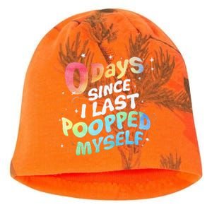 0 Days Since I Last Pooped Myself Kati - Camo Knit Beanie