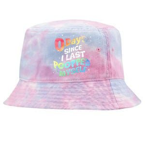 0 Days Since I Last Pooped Myself Tie-Dyed Bucket Hat