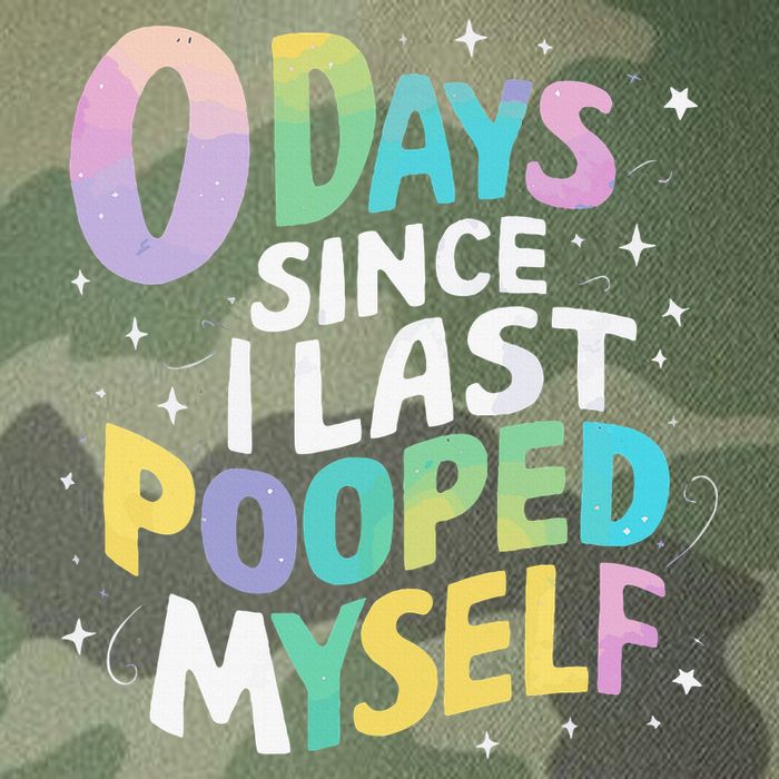 0 Days Since I Last Pooped Myself Legacy Tie Dye Trucker Hat