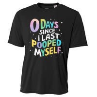 0 Days Since I Last Pooped Myself Cooling Performance Crew T-Shirt