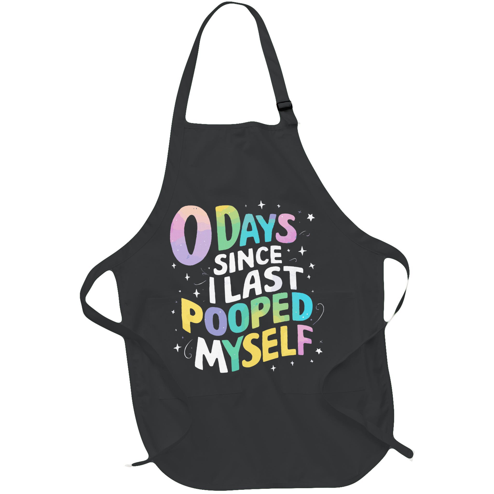 0 Days Since I Last Pooped Myself Apron