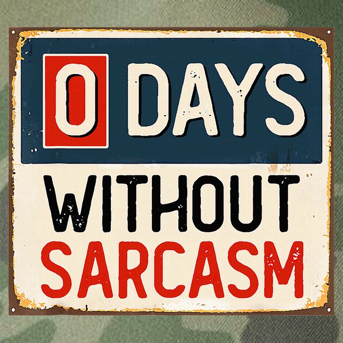 0 Days Without Sarcasm Funny Sarcastic Legacy Tie Dye Trucker Hat