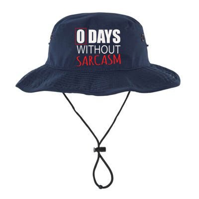 0 Days Without Sarcasm Funny Sarcastic Lovers Legacy Cool Fit Booney Bucket Hat