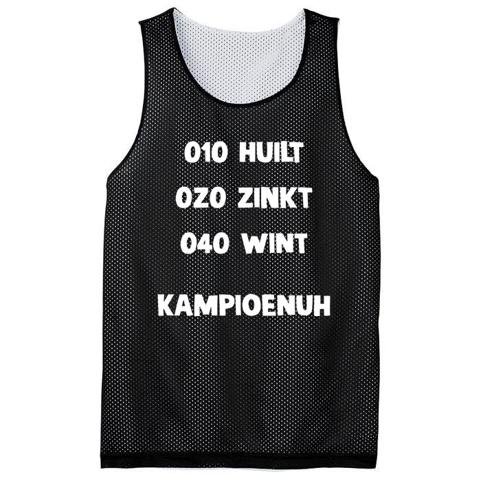 010 Huilt 020 Zinkt 040 Wint Kampioenuh Mesh Reversible Basketball Jersey Tank