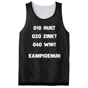 010 Huilt 020 Zinkt 040 Wint Kampioenuh Mesh Reversible Basketball Jersey Tank