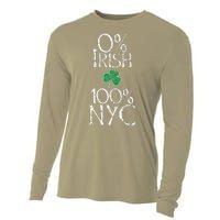 0 Irish 100 NYC St. Patricks Day Vintage Cooling Performance Long Sleeve Crew