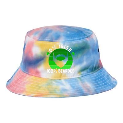 0 Irish 100 Bearded Funny St Patricks Day Gift Tie Dye Newport Bucket Hat