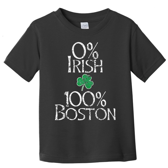 0 Irish 100 Boston St. Patricks Day Vintage Toddler T-Shirt