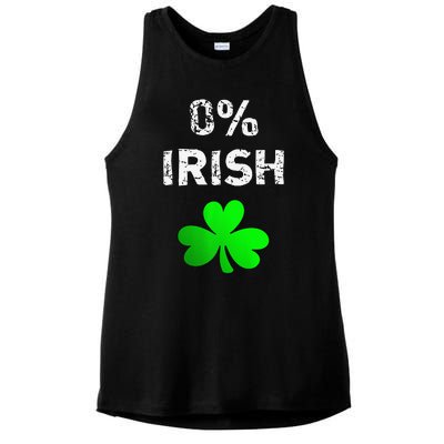 0 Irish Funny St. Saint Patrick's Day Ladies PosiCharge Tri-Blend Wicking Tank