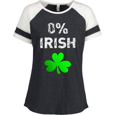 0 Irish Funny St. Saint Patrick's Day Enza Ladies Jersey Colorblock Tee