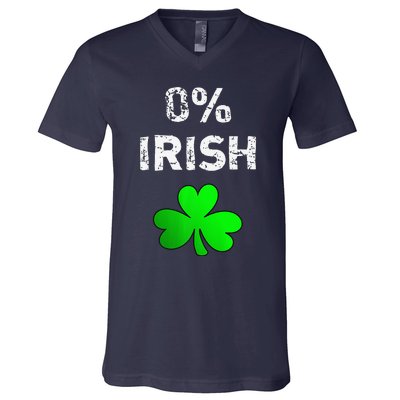 0 Irish Funny St. Saint Patrick's Day V-Neck T-Shirt